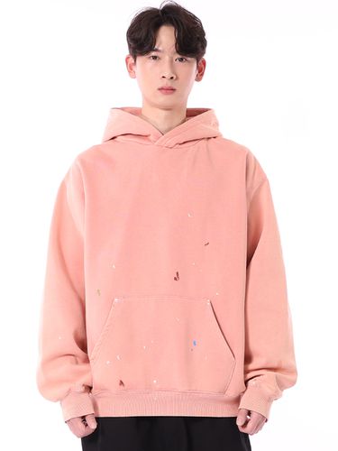 Hand Painting Washing Oversized Hoodie_Pink - THAT`S IT - Modalova