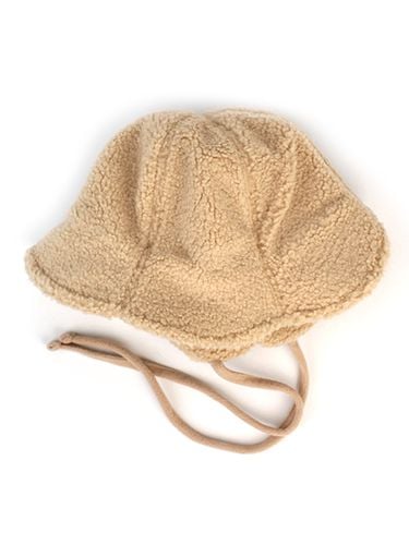 Fleece Earflap Bucket Hat - Beige - Universal chemistry - Modalova