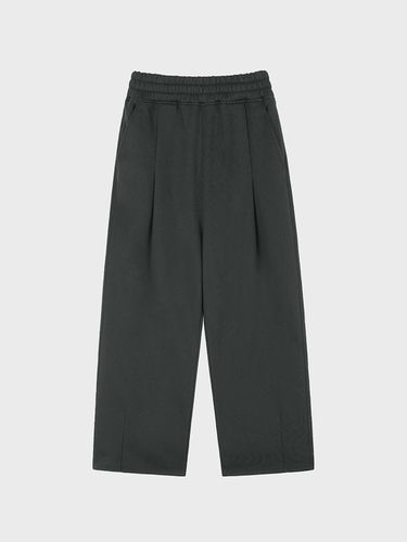 Wide-Leg Heavy Napping One-Tuck Sweatpants - LIEU HOMME - Modalova