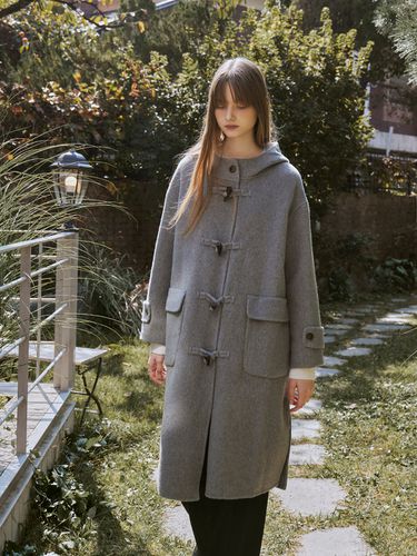 Hoddy Wool Duffle Handmade Coat - HUNCH - Modalova