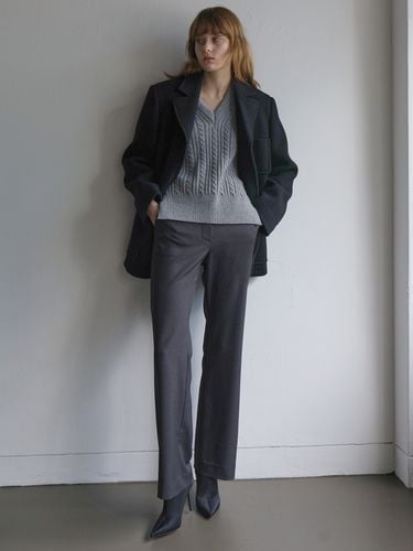 Semi Wide Pants _ Grey - PAUL&ALICE - Modalova