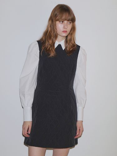 Quilted Mini Dress _ Black - PAUL&ALICE - Modalova