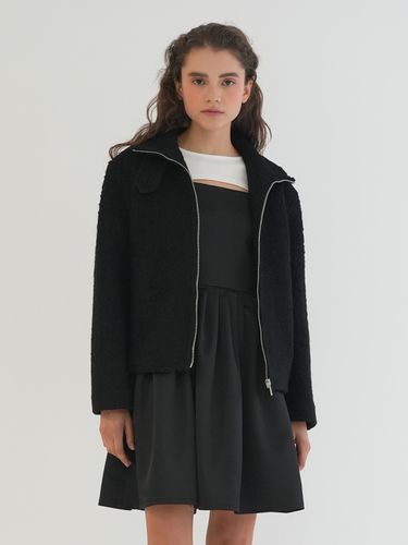 Boucle Half Coat _ Black - PAUL&ALICE - Modalova