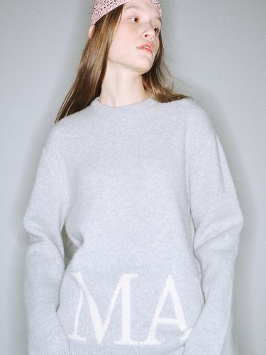 Cashmere Blended Pullover Logo Simple - MARDI MERCREDI - Modalova