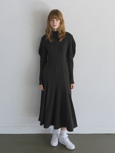 Flared Jersey Maxi Dress _ Black - PAUL&ALICE - Modalova