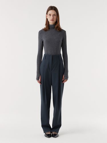 Tailored Wool Pants (Deep Green) - EAAH - Modalova