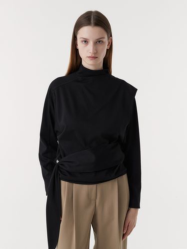 Lau Tie Blouse (Black) - EAAH - Modalova