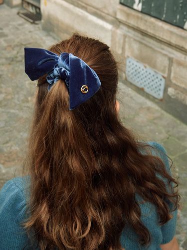 Velvet Ribbon Scrunchie - LEMEME - Modalova