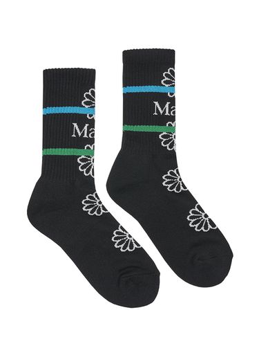 Flos Emoji Socks_Black - MARDI MERCREDI - Modalova