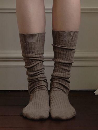 Nukk Nukk Soft Warm Ribbed Short Knee Socks - MARUN5 - Modalova