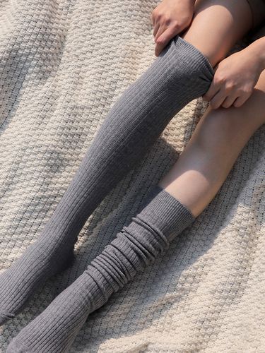 Nukk Nukk Soft Warm Ribbed Over Knee Socks - MARUN5 - Modalova