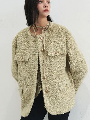 Clara Tweed Jacket_Beige - SIGREAT - Modalova