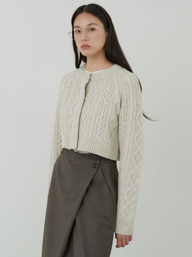 Wool Cable Cardigan _ 3 Colors - octette - Modalova