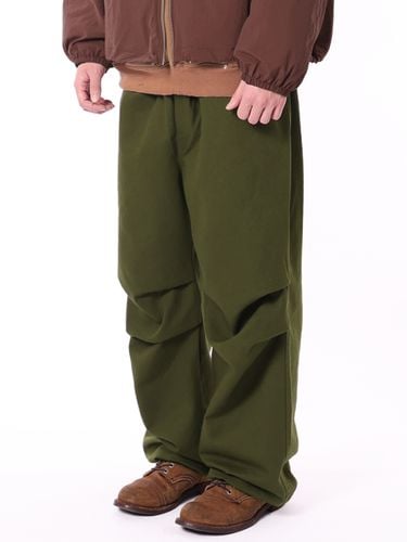 Cotton Wide Parachute Pants_Khaki - THAT`S IT - Modalova