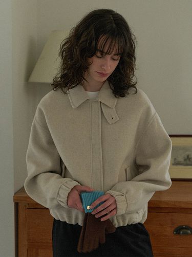 Handmade Cashmere Blouson - URAGO - Modalova