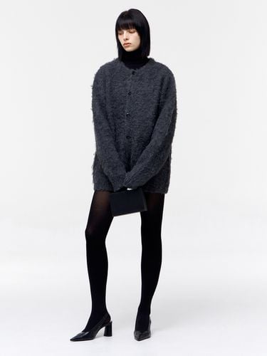 Round Cardigan _ Charcoal - NUAKLE - Modalova