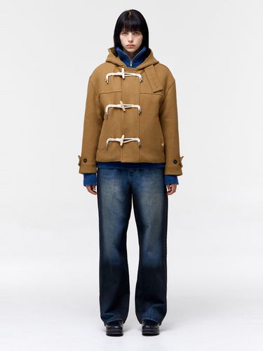 Hooded Cropped Duffle Coat - NUAKLE - Modalova