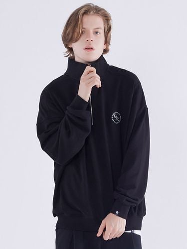 Circle Half Zip Up and Sweatpants Set - GHOST REPUBLIC - Modalova