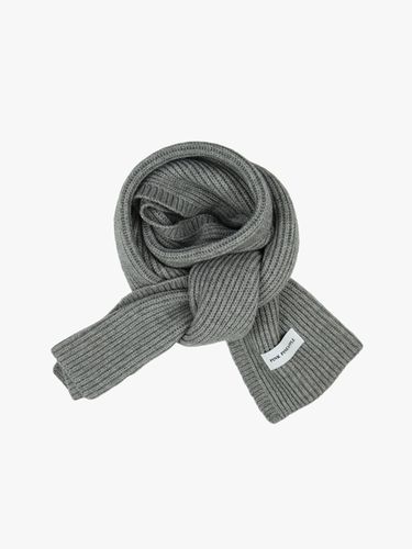 Basic Rib Scarf_Grey - PINK PINEAPPLE - Modalova