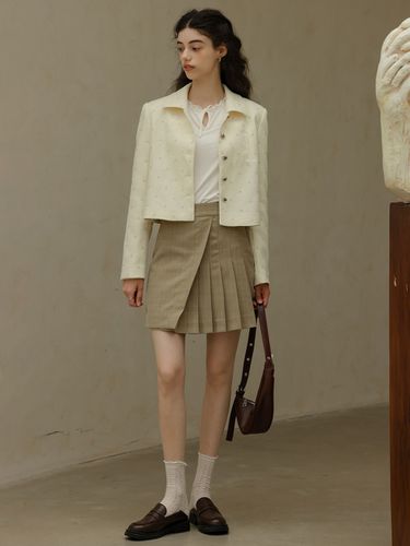 Preppy Suit Two-piece Set _ Skirt - DUNDROP - Modalova