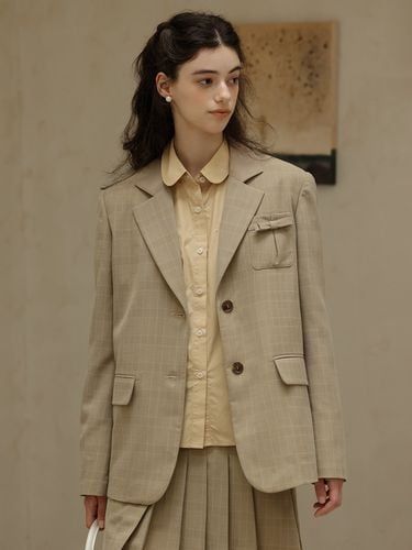 Preppy Suit Two-piece Set _ Blazer - DUNDROP - Modalova