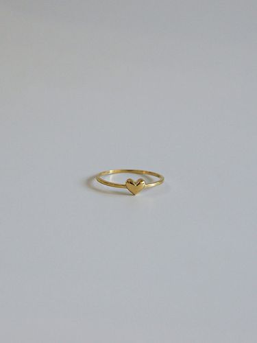 K Voluminous Heart Ring - modernlike - Modalova