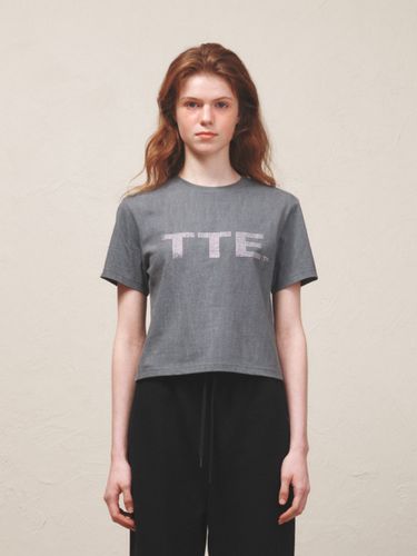 TTE Crystal Cut T-shirt (Charcoal) - THREE TO EIGHTY - Modalova