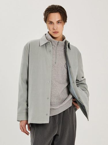 Unisex Napping Half Zip-Up Sweatshirt _Medium Grey - ADHOC - Modalova