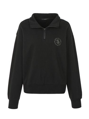 Unisex Napping Half Zip-Up Sweatshirt _ - ADHOC - Modalova