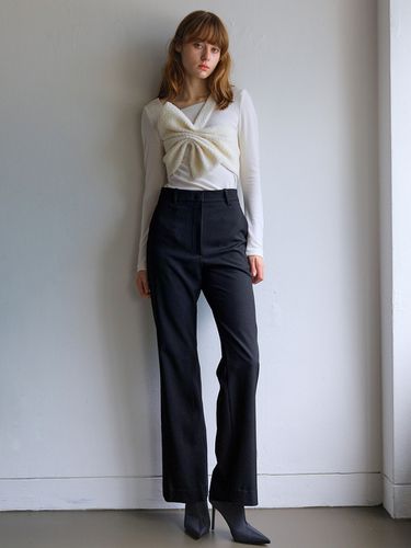 Semi Wide Pants / Black - PAUL&ALICE - Modalova