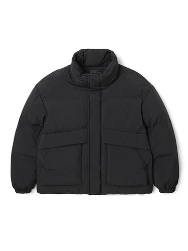 Unisex Short Down Puffer _ Black - ADHOC - Modalova