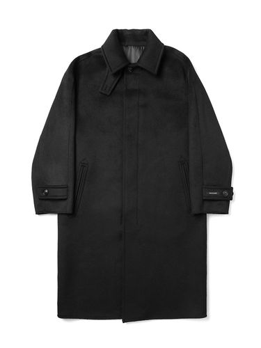 Unisex Semi-Oversized Balmacaan Coat _ - ADHOC - Modalova