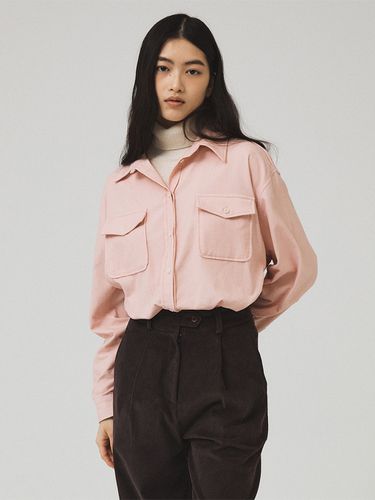 Corduroy Pocket Shirt - Pink - Tillber - Modalova