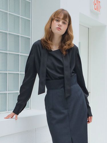 Tie Blouse / Black - PAUL&ALICE - Modalova