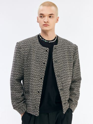 Marbling Tweed Jacket - Gray - The GREATEST - Modalova