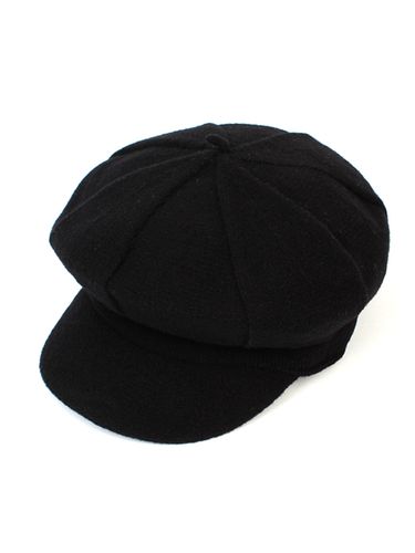 Wool Knit Newsboy Cap - Black - Universal chemistry - Modalova