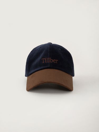 Corduroy Logo Ball Cap_Navy - Tillber - Modalova