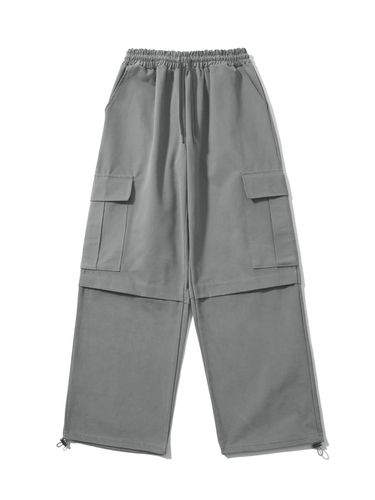 Side Cover Wide Pant - Gray - SEARCH410 - Modalova