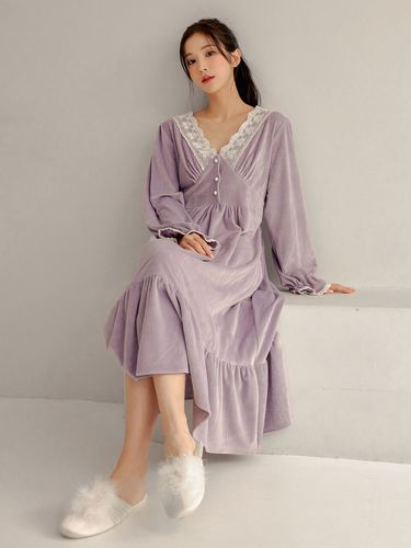 Marry Me Span Microfiber Dress Pajama - LUNALUZ STUDIO - Modalova