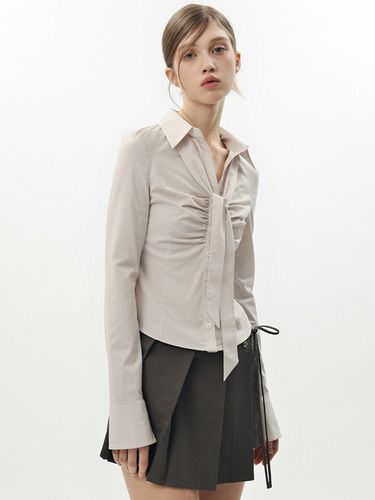 Vivian Scarf Shirt - Beige - PAIN OR PLEASURE - Modalova