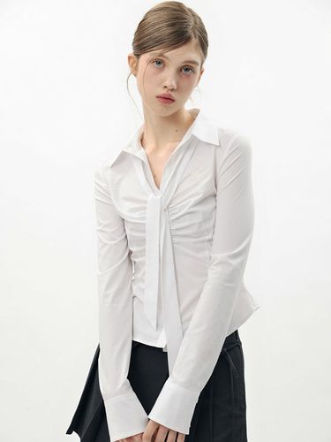 Vivian Scarf Shirt - White - PAIN OR PLEASURE - Modalova