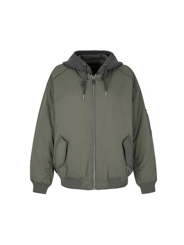 Padded MA-1 Jumper Jacket _ Khaki - ADHOC - Modalova