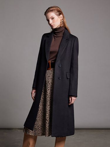 Wool Blended Padding Coat _ Black - ADHOC - Modalova