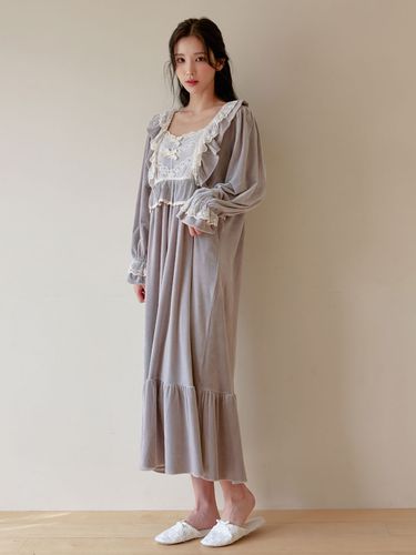 Agnes Span Long Sleeve Dress Pajama - LUNALUZ STUDIO - Modalova