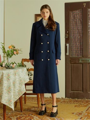 SS Pea Coat - Navy - ILLUSTRIS ILLUSION - Modalova