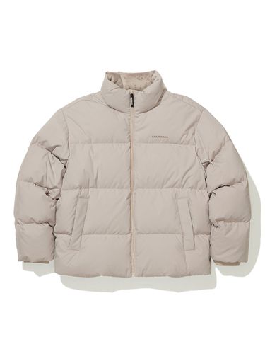 Puffer Down Jacket - Light Beige - MARKM - Modalova