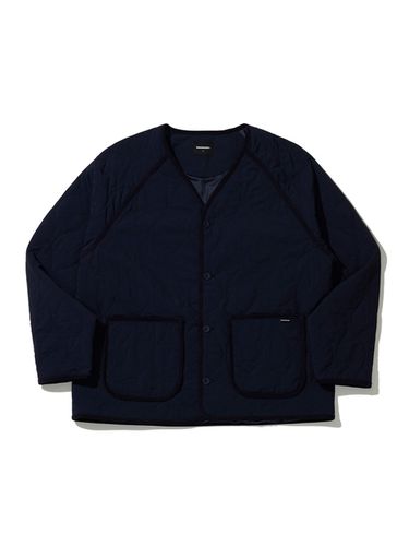 Relaxed Fit Quilted Jacket - Navy - MARKM - Modalova