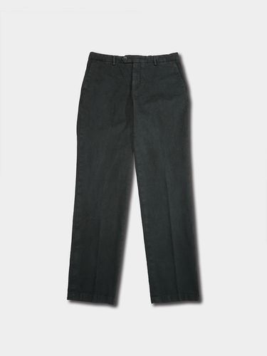 Solid Cotton Regular Fit Pants - birbante - Modalova