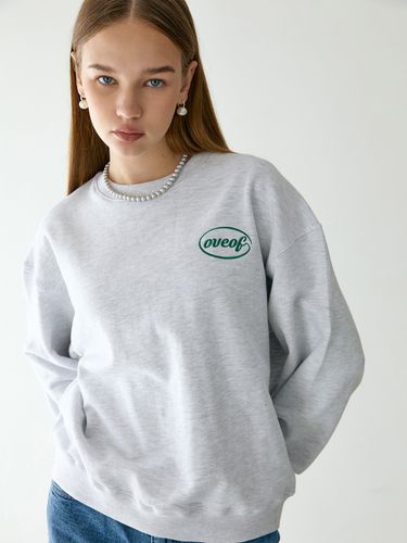 Niddle Sweatshirts_Melange Grey - OVEOF - Modalova