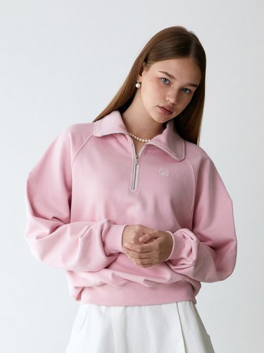 Half Zip-Up Sweatshirts_Pink - OVEOF - Modalova